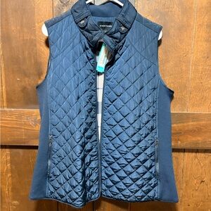 41 Hawthorn Navy Quilted Vest
